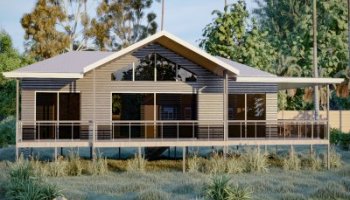 2 Bed Raised House Plan:139.9
